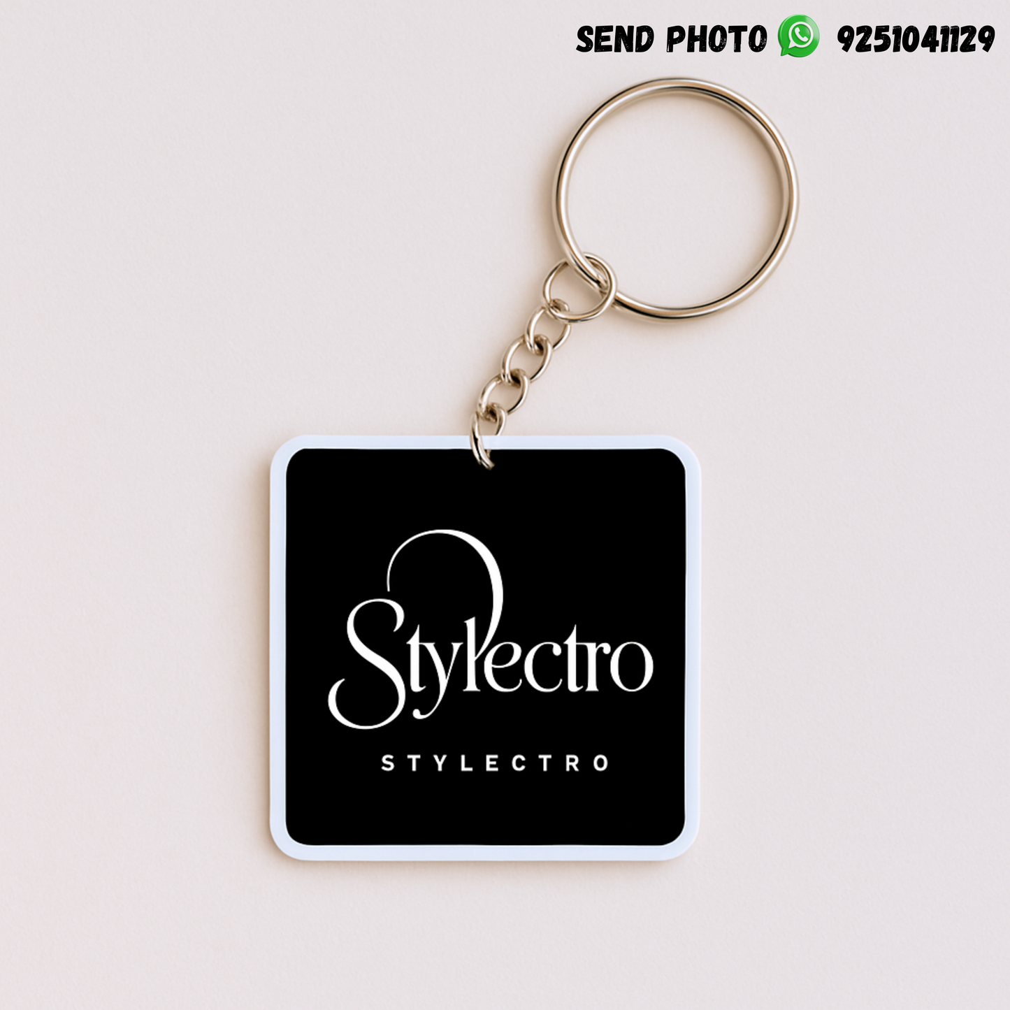 Customized Double-Sided MDF Keychain Combo (Set of 4)