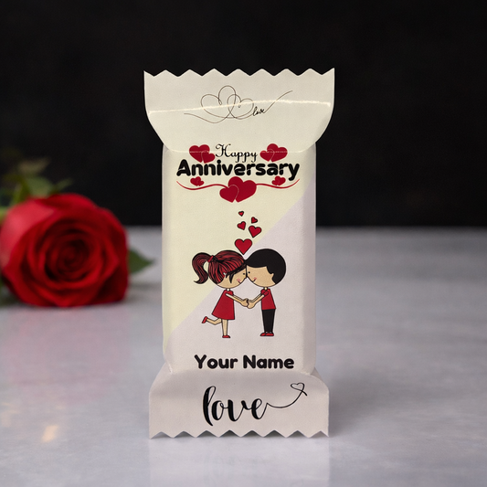 Personalized Anniversary KitKat Chocolate (12.1g) – Photo, Name & Message Printed