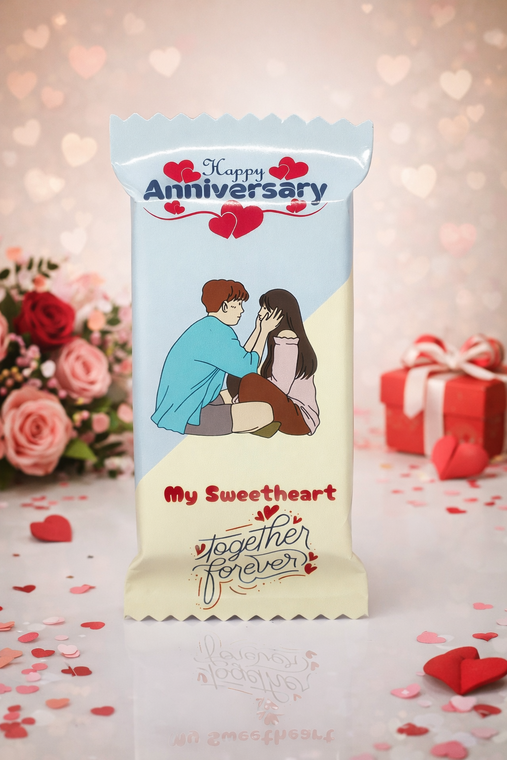 Personalized Anniversary KitKat Chocolate (28.5g) – Photo, Name & Message Printed