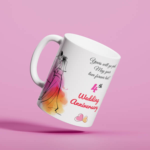 Anniversary Watercolor Couple Mug